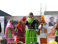 indian girl in green dress 