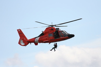 helicopter rescue mission Abbotsford, British Columbia, Canada, North America