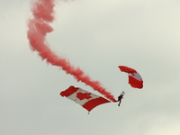 canadian royal air force skyhawk paratroop Abbotsford, British Columbia, Canada, North America