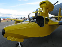 small yellow plane Abbotsford, British Columbia, Canada, North America