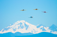 view--havards flight formation Abbotsdord, British Columbia, Canada, North America