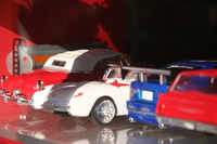 model cars in toy shop 