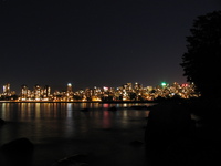 vancouver at night 